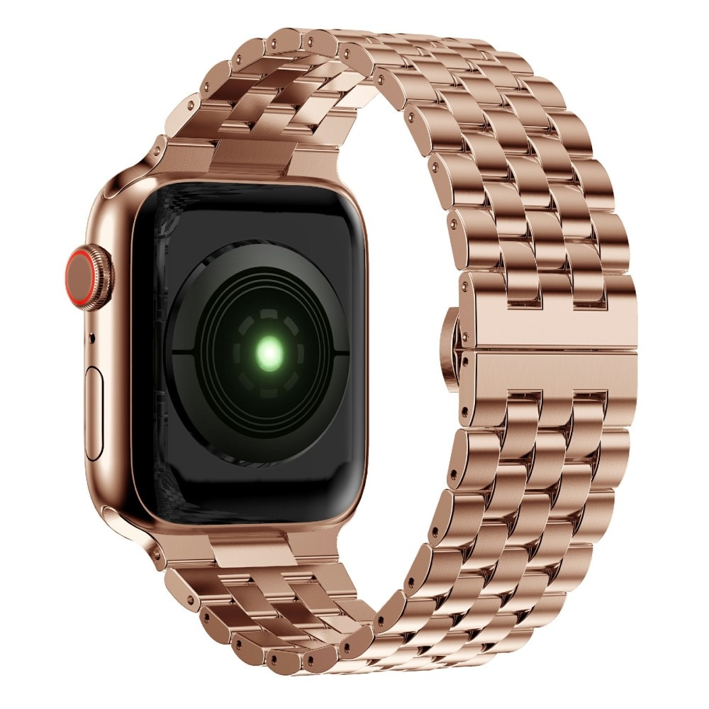 Apple Watch SE 44mm Business Metalen Armband rosé goud