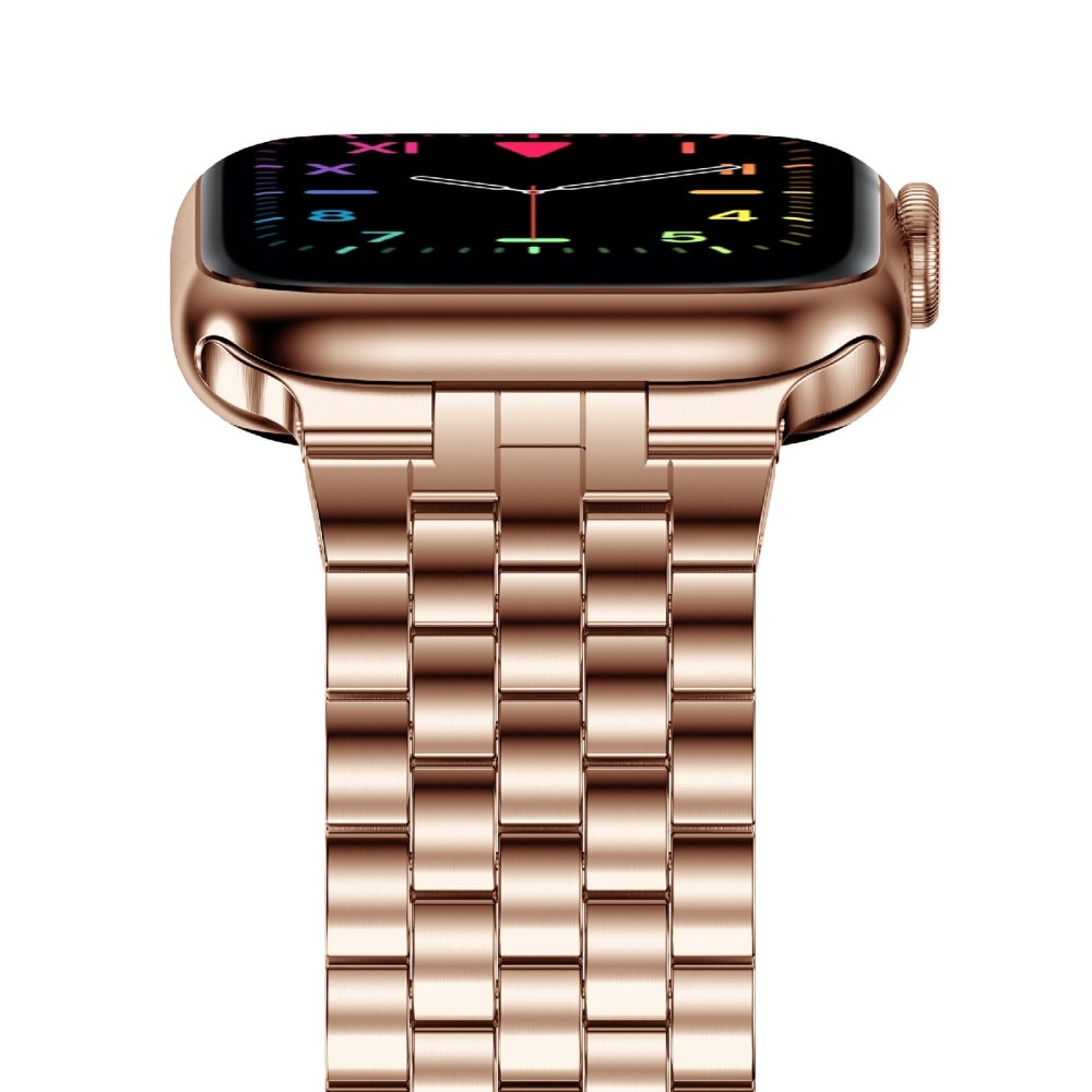 Apple Watch SE 44mm Business Metalen Armband rosé goud