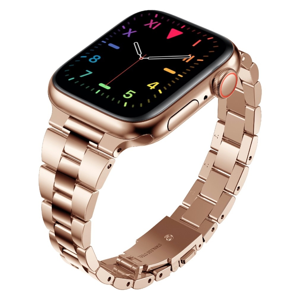 Apple Watch 44mm Slim Metalen Armband rosé goud
