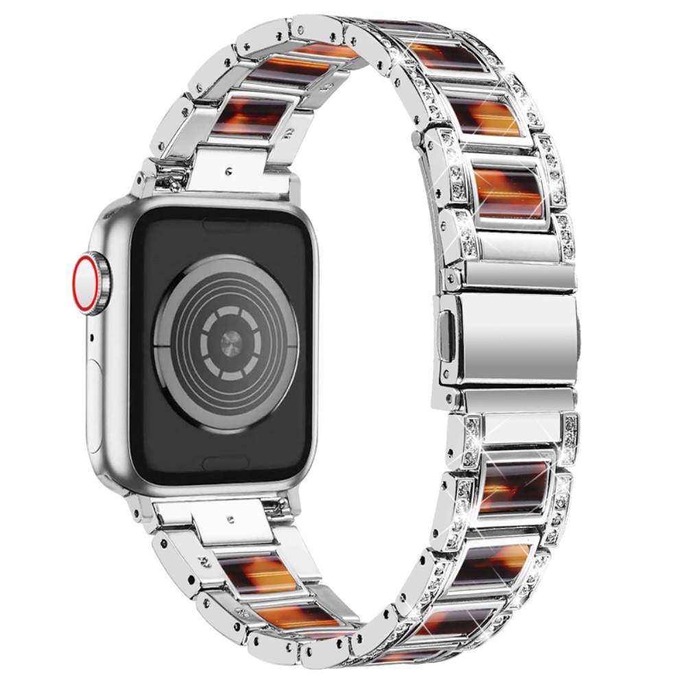 Apple Watch Ultra 2 49mm Diamond Bracelet Silver Coffee