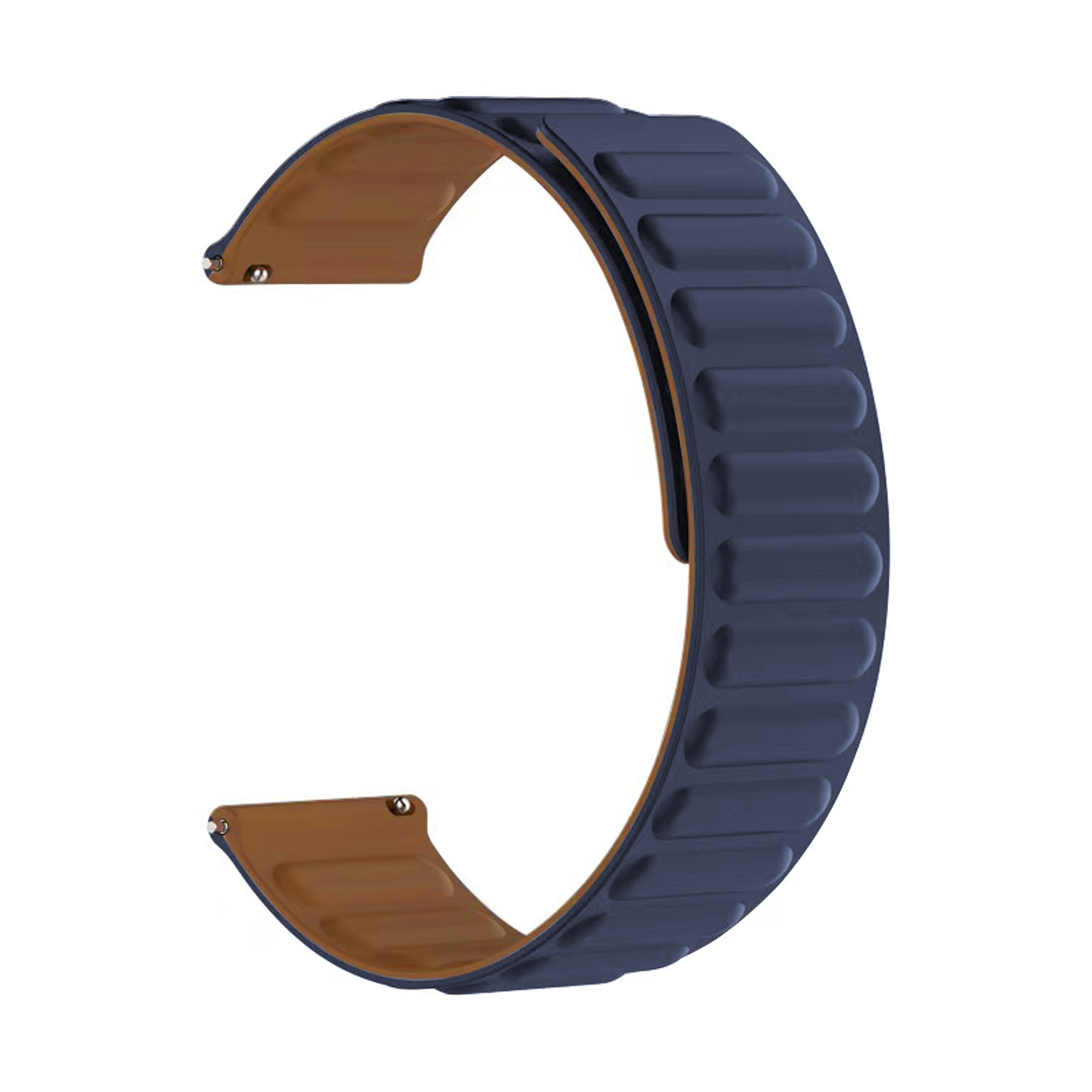 Samsung Galaxy Watch FE Magnetisch siliconen bandje donkerblauw