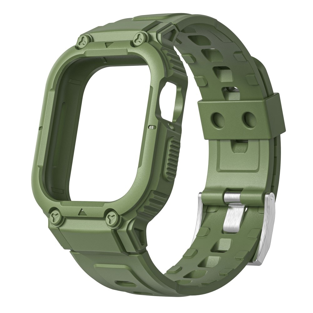 Apple Watch SE 44mm Adventure Case + Armband groen