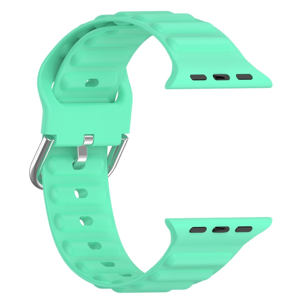 Apple Watch SE 44mm Resistant Siliconen bandje groen