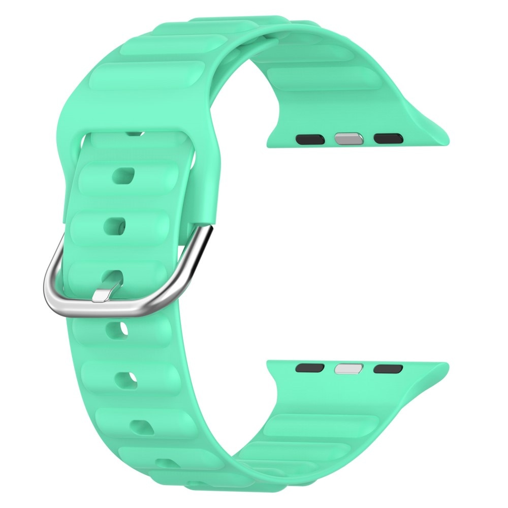 Apple Watch SE 44mm Resistant Siliconen bandje groen