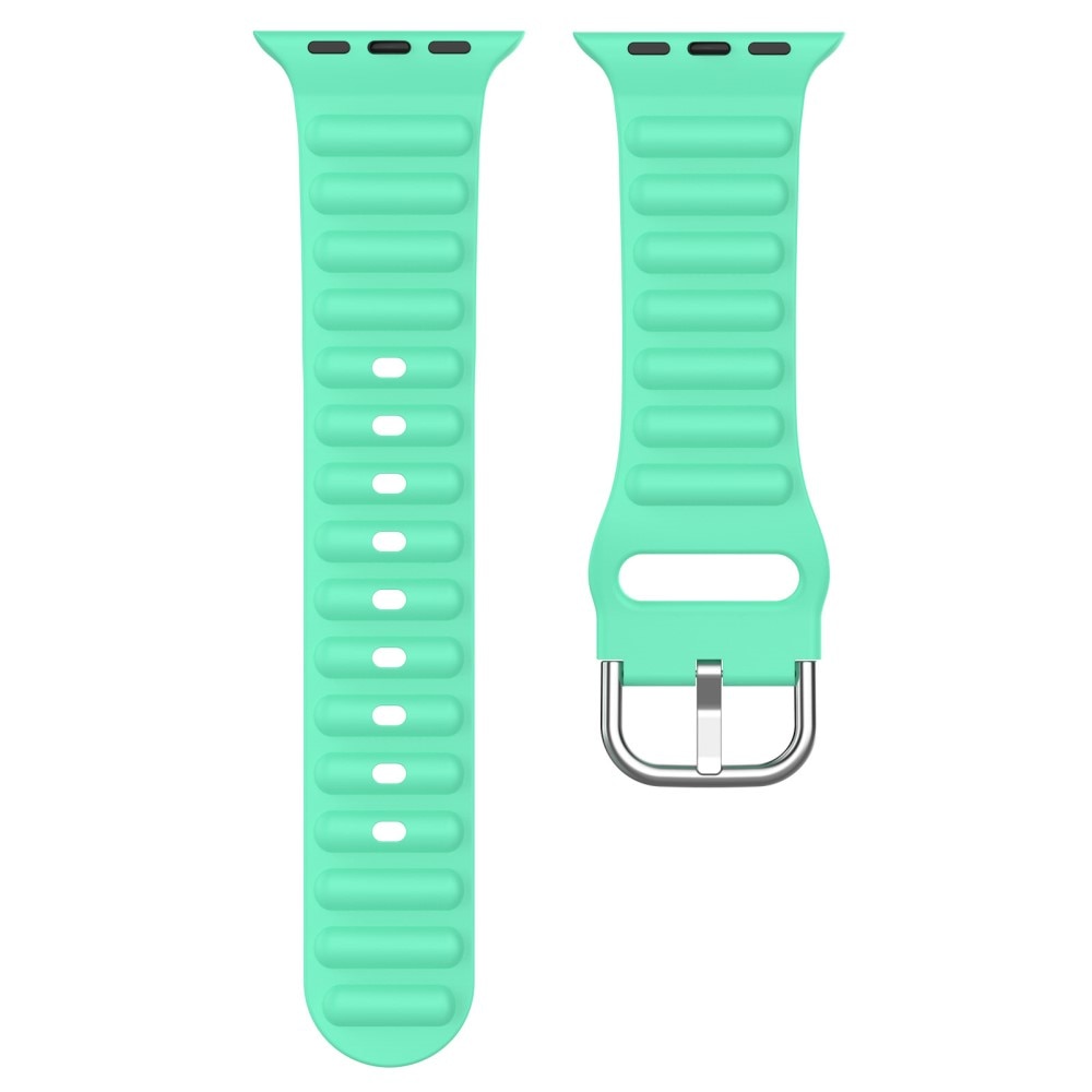 Apple Watch SE 44mm Resistant Siliconen bandje groen