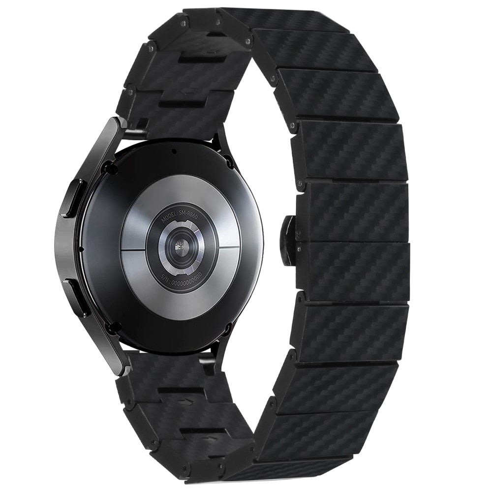 Samsung Galaxy Watch 7 44mm Schakelarmband Koolstofvezel zwart