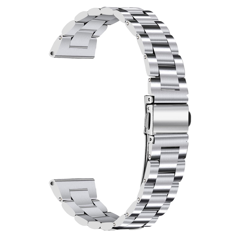 Samsung Galaxy Watch FE Slim Metalen Armband zilver