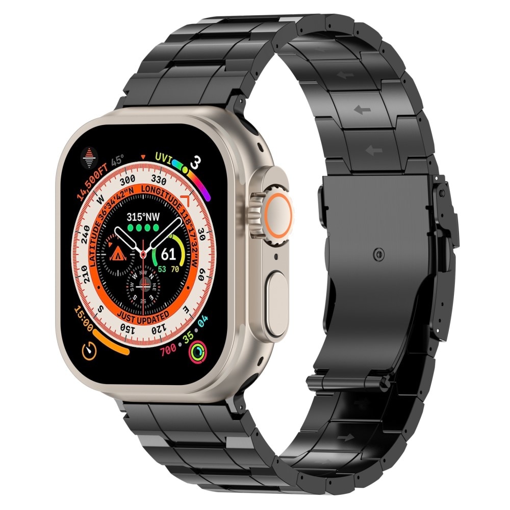 Elevate Titanium Armband Apple Watch 38mm zwart