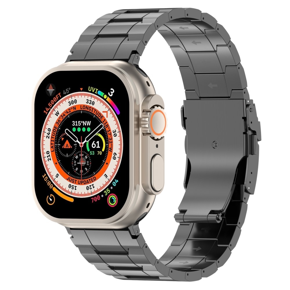 Elevate Titanium Armband Apple Watch 38mm grijs