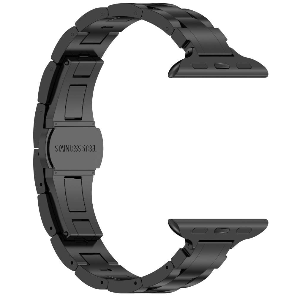 Smal Titanium Bandje Apple Watch Ultra 2 49mm zwart