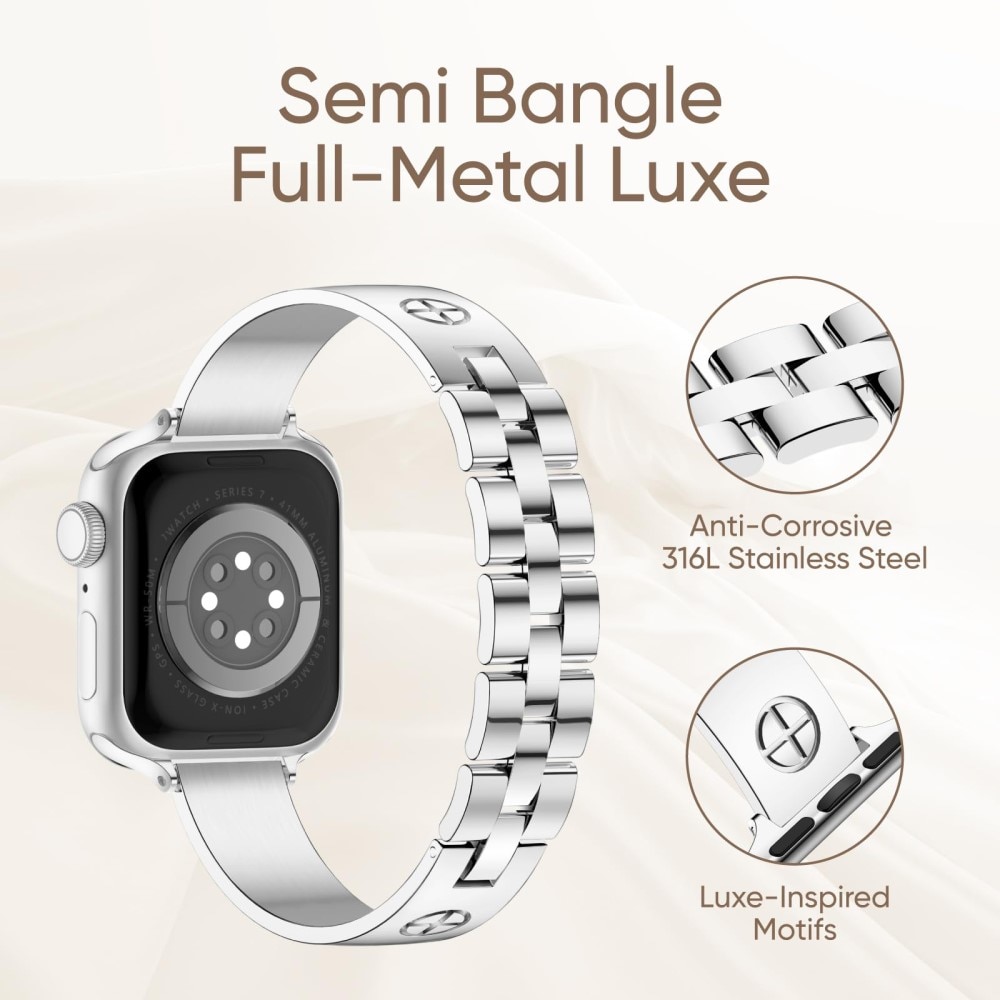 Bangle Cross Bracelet Apple Watch 38mm zwart