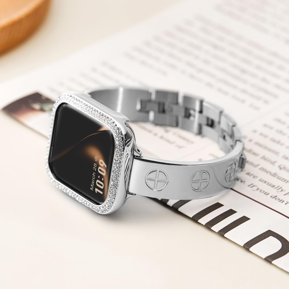 Bangle Cross Bracelet Apple Watch 38mm zilver