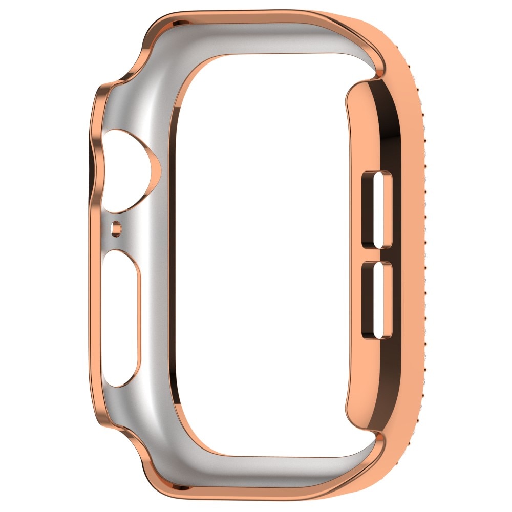 Apple Watch Series 10 42mm Rhinestone Hardcase rosé goud