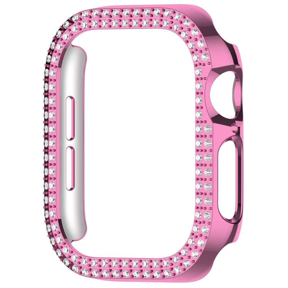 Apple Watch Series 10 42mm Rhinestone Hardcase roze