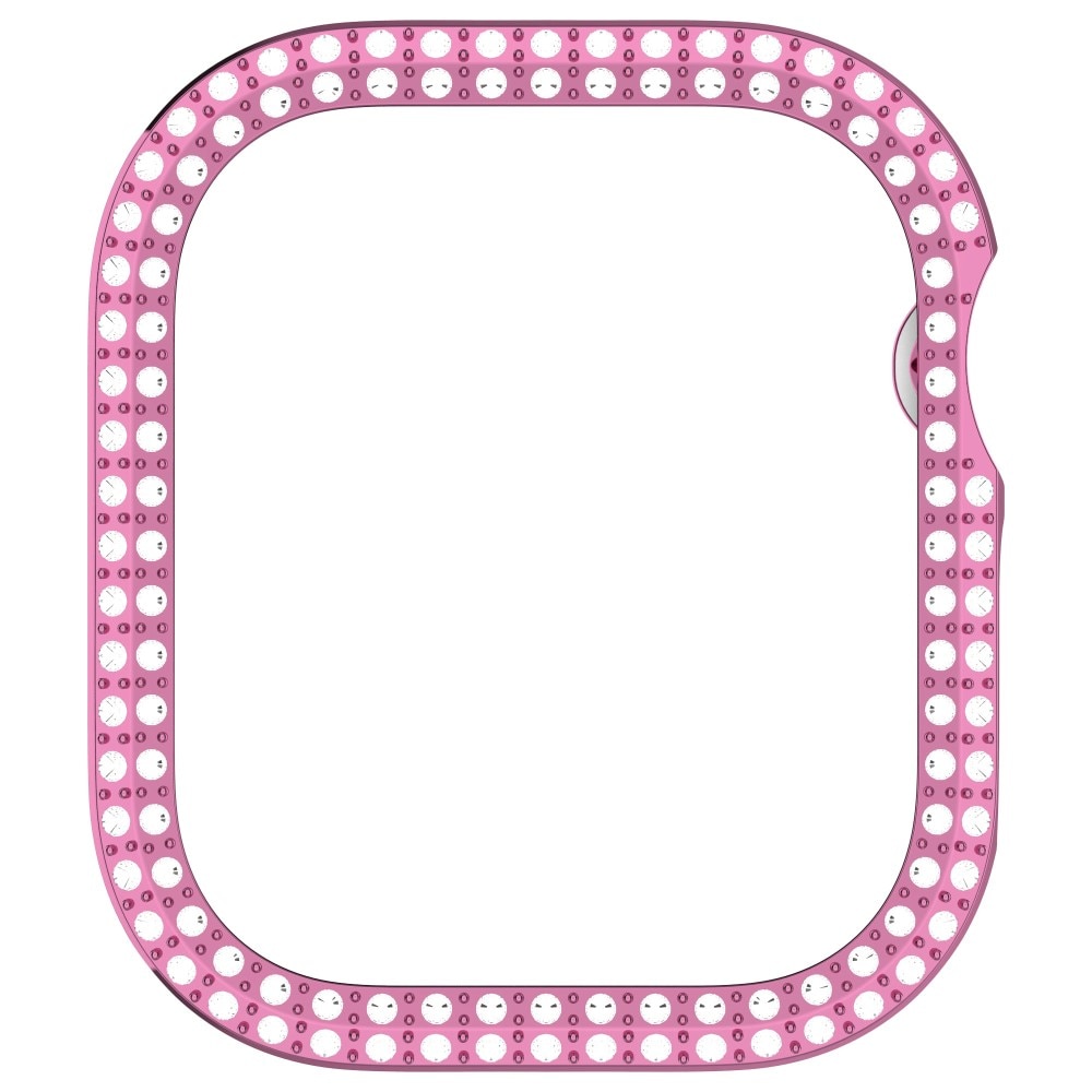 Apple Watch Series 10 42mm Rhinestone Hardcase roze