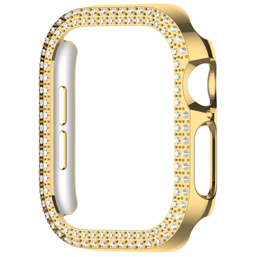 Apple Watch Series 10 42mm Rhinestone Hardcase goud