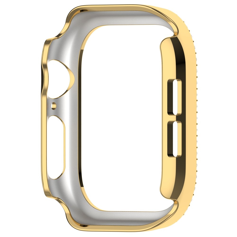 Apple Watch Series 10 42mm Rhinestone Hardcase goud