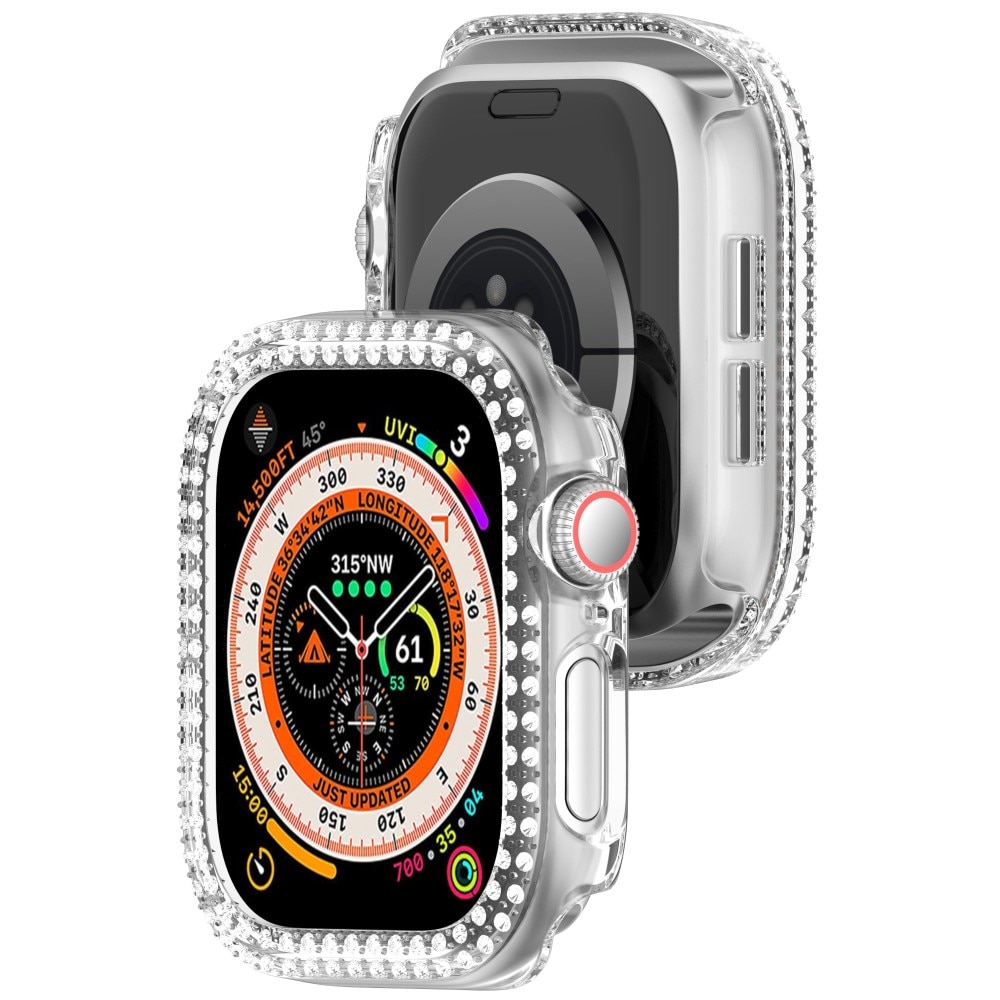 Apple Watch Series 10 42mm Rhinestone Hardcase transparant