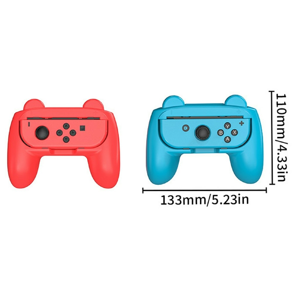 Joy-Con Handgreep voor Nintendo Switch blauw/rood