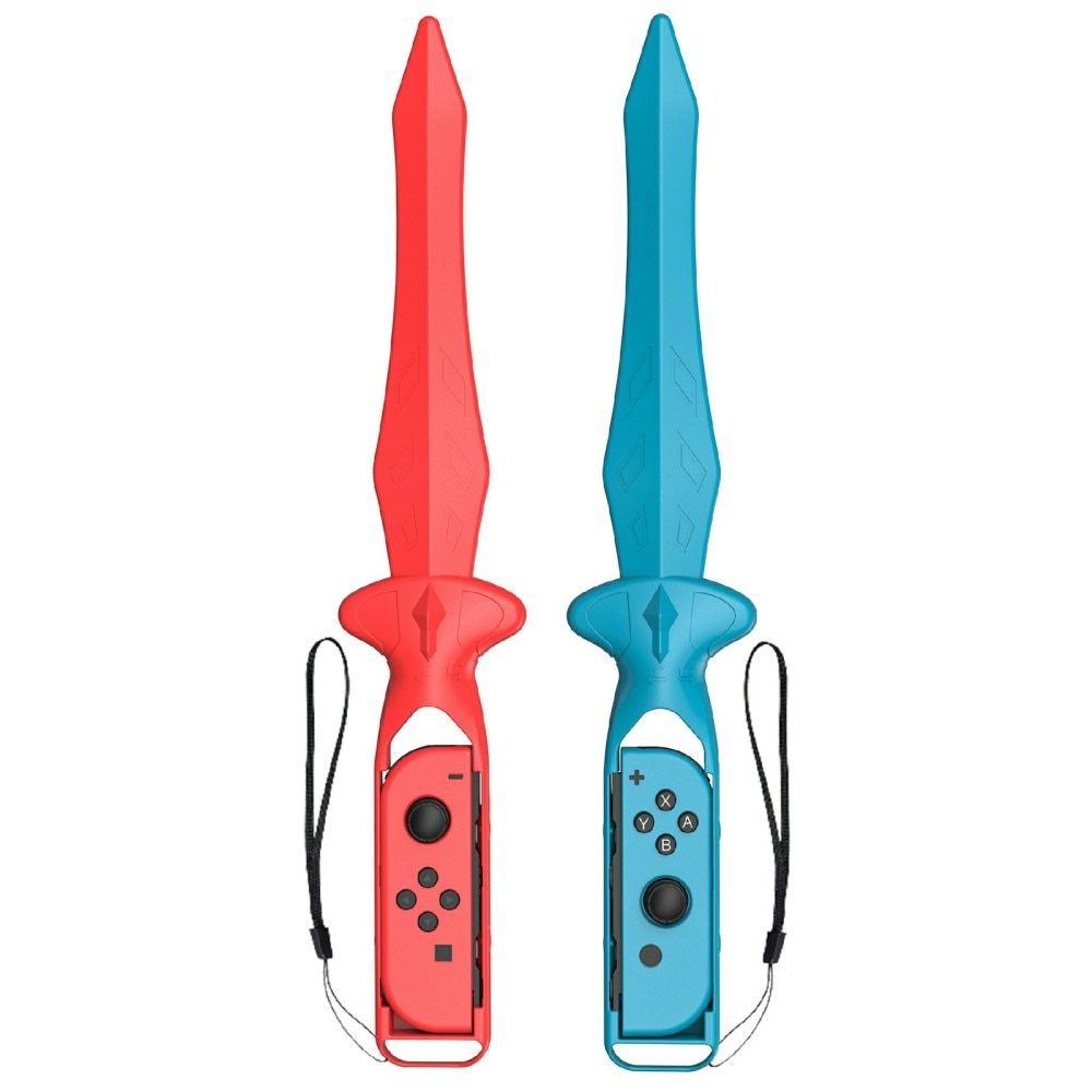 Joy-Con Zwaard voor Nintendo Switch blauw/rood