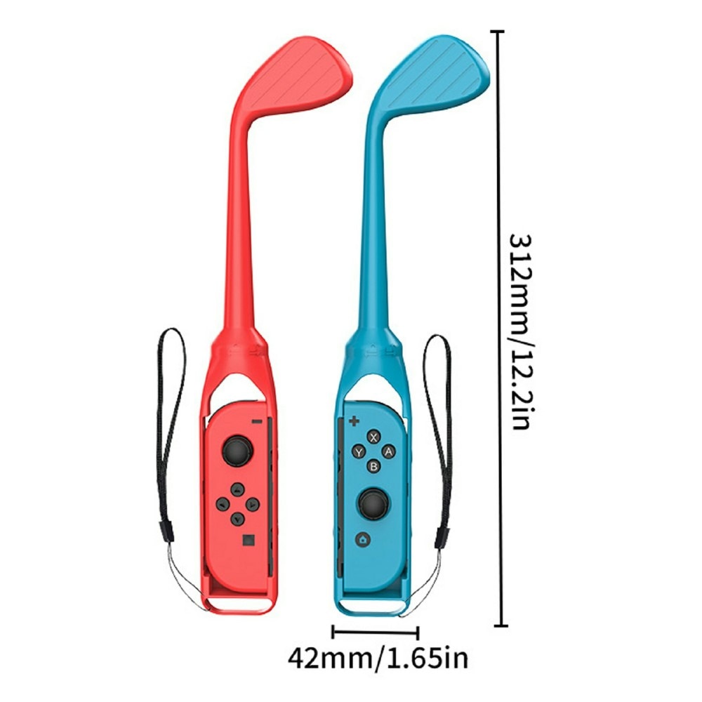 Joy-Con Golfclub voor Nintendo Switch blauw/rood