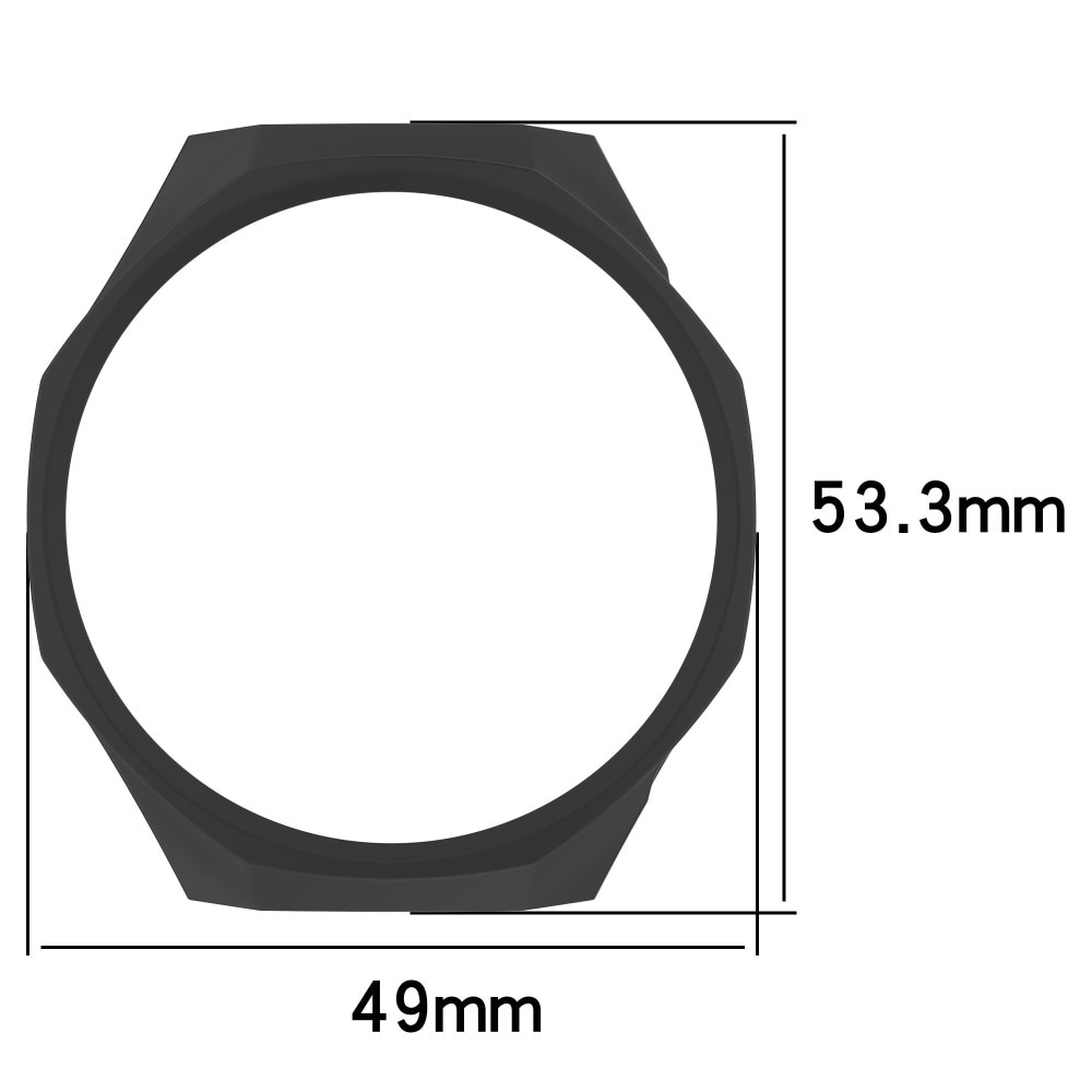 Apple Watch GT 5 Pro 46mm Hardcase Zwart