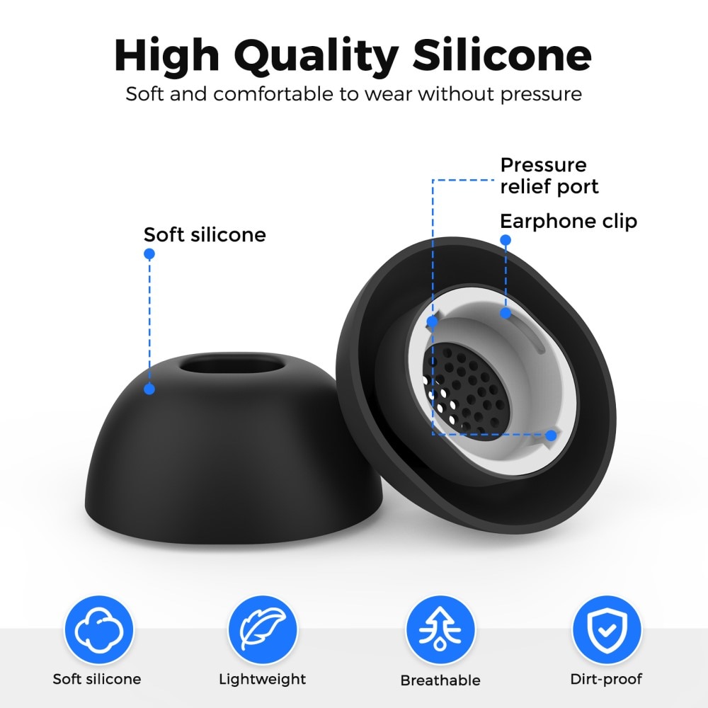 Ear Tips (3-pack) Samsung Galaxy Buds 3 Pro zwart