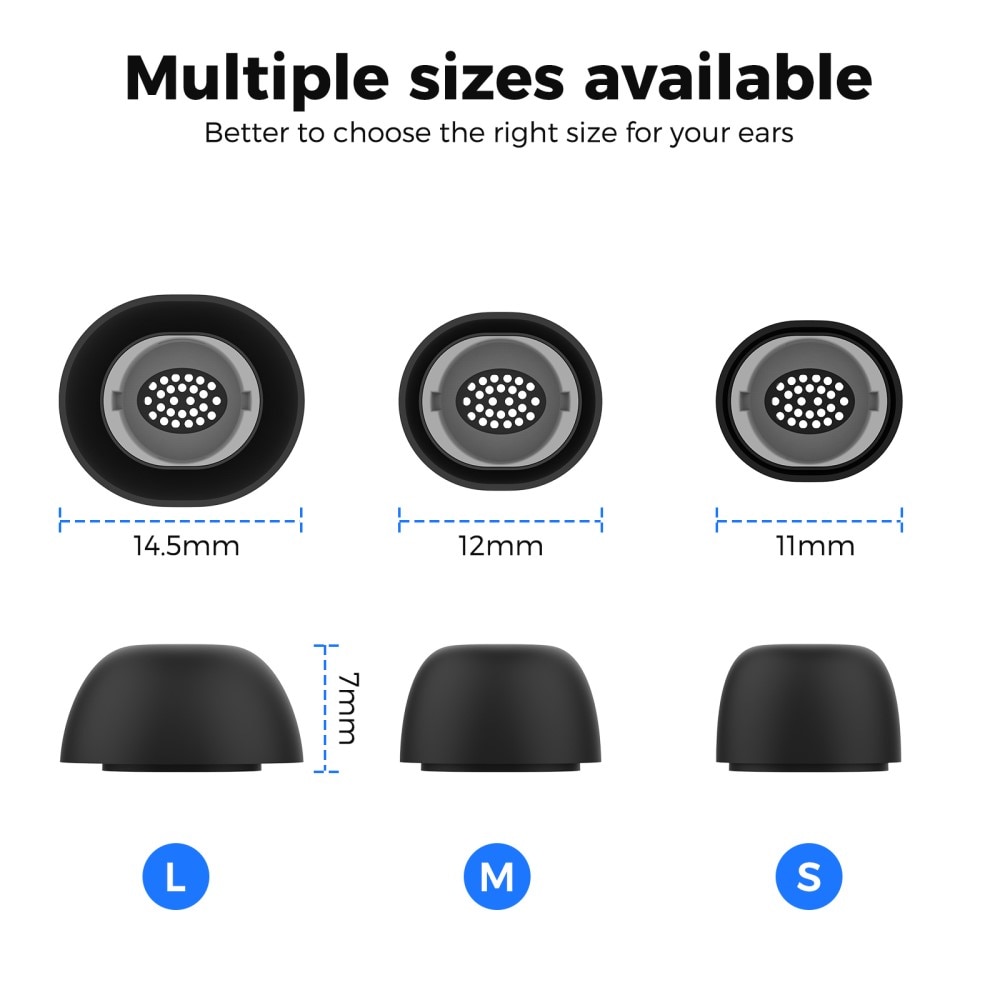 Ear Tips (3-pack) Samsung Galaxy Buds 3 Pro zwart