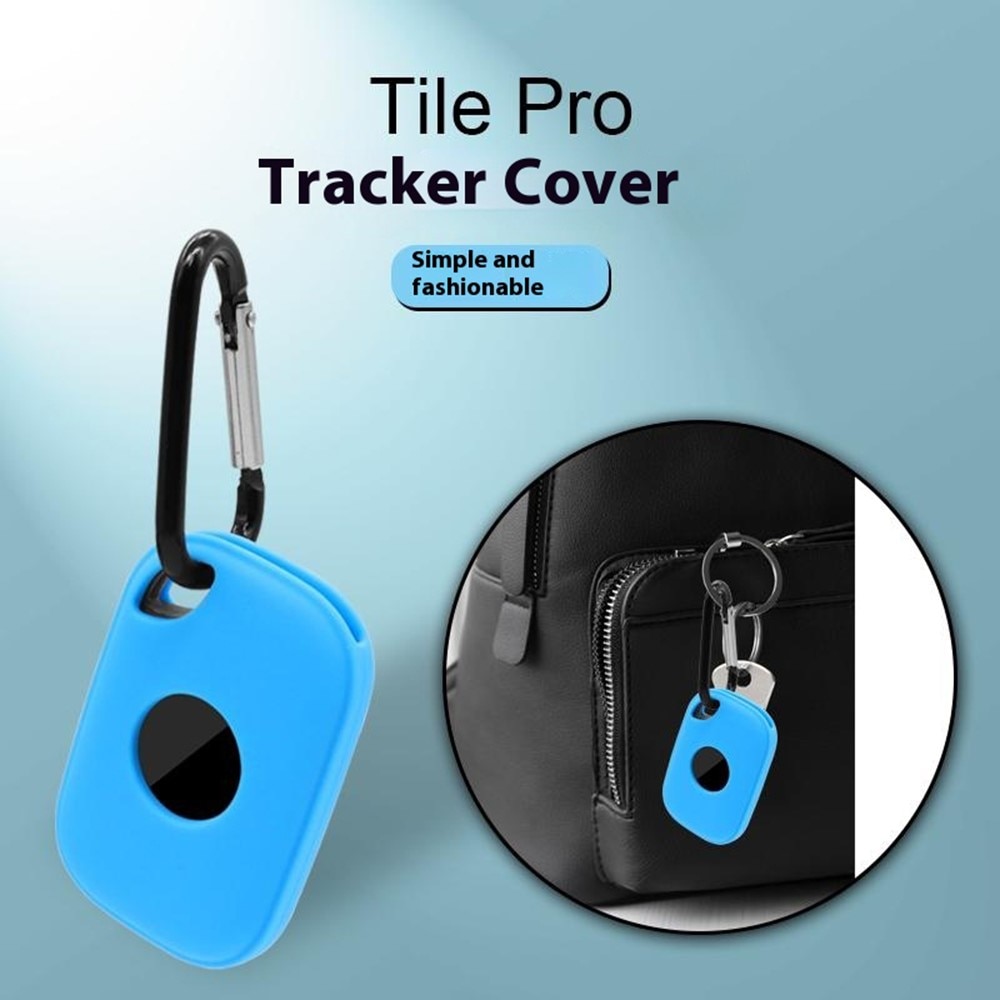 Tile Pro (2024) Silicone Keychain Case zwart