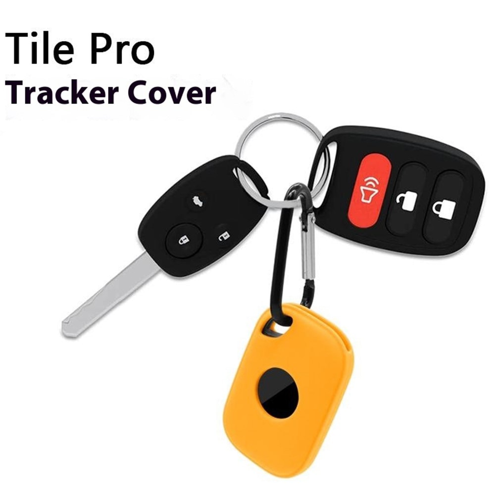 Tile Pro (2024) Silicone Keychain Case zwart