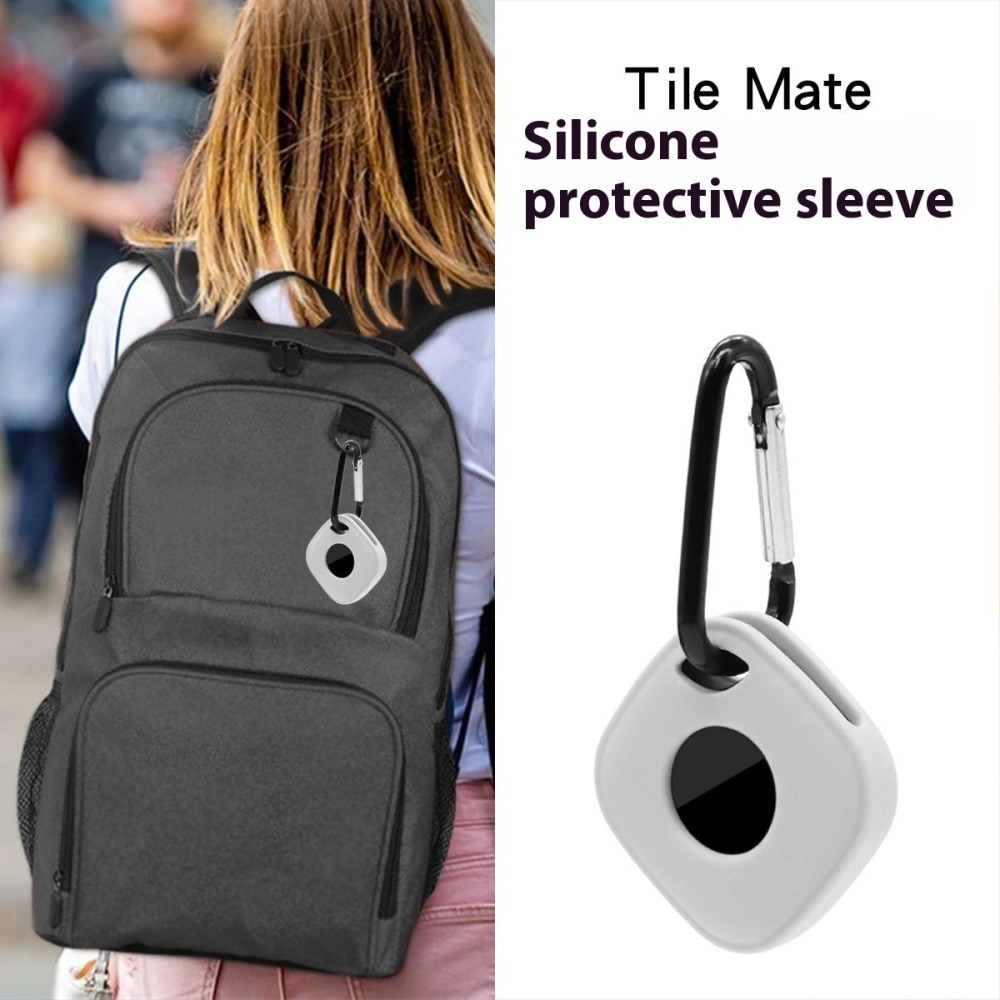 Tile Mate (2024) Silicone Keychain Case zwart