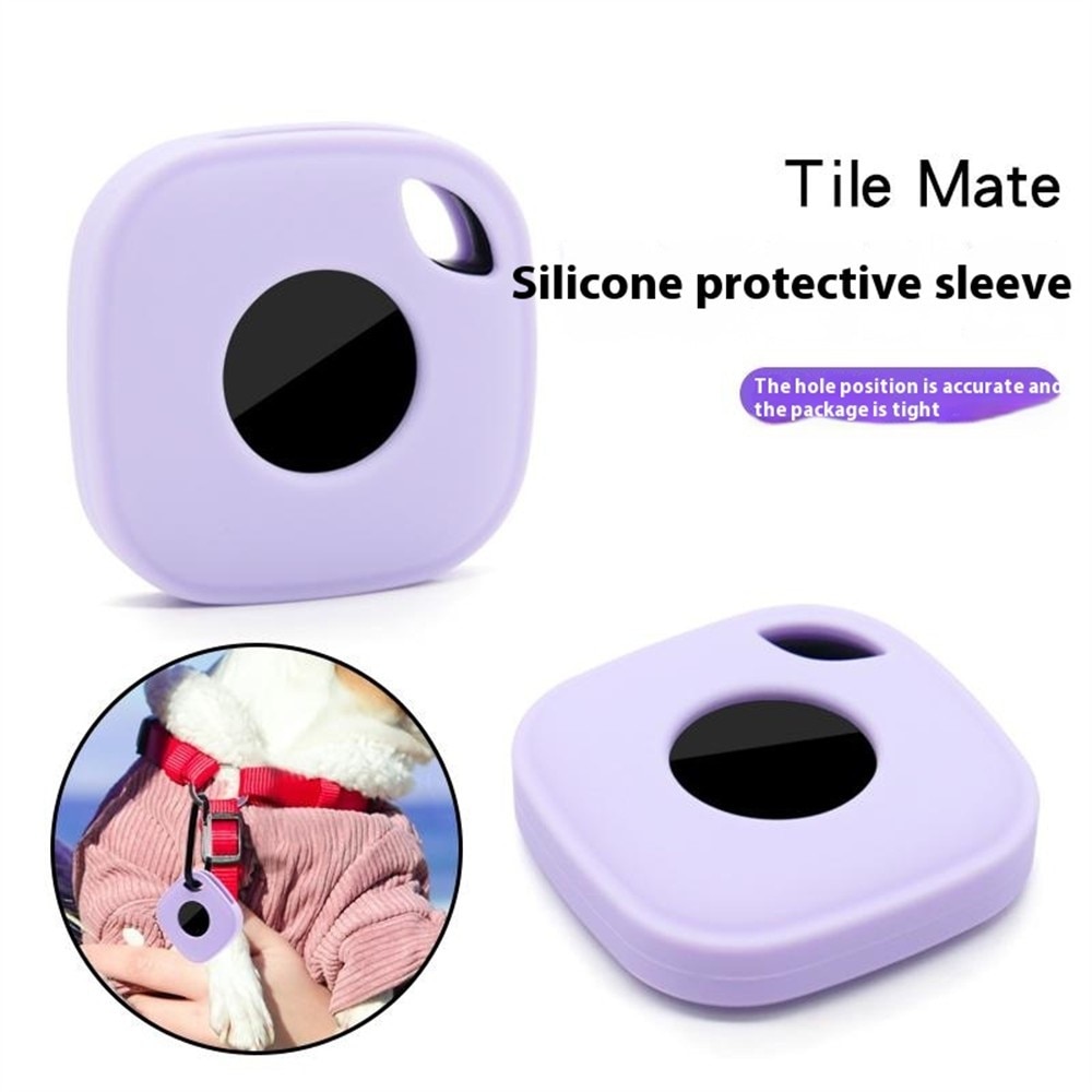 Tile Mate (2024) Silicone Keychain Case zwart