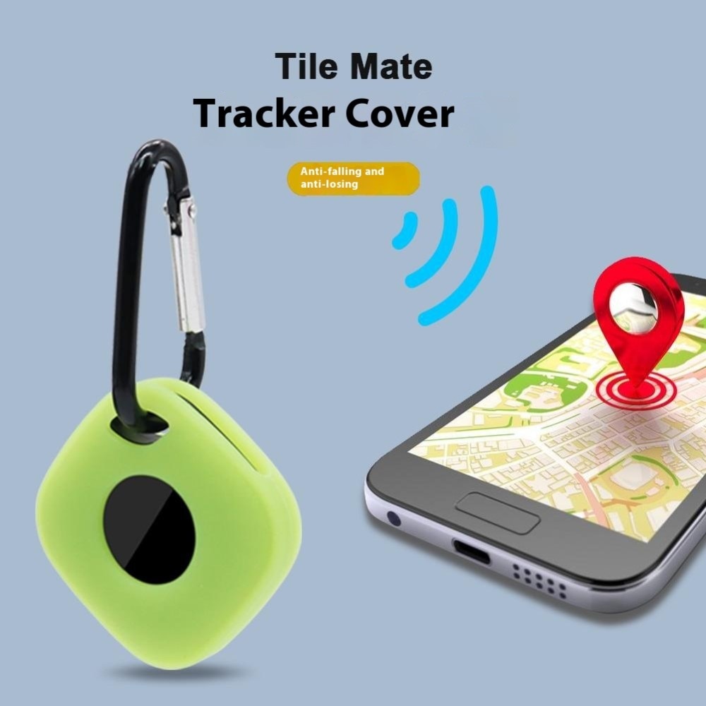 Tile Mate (2024) Silicone Keychain Case zwart