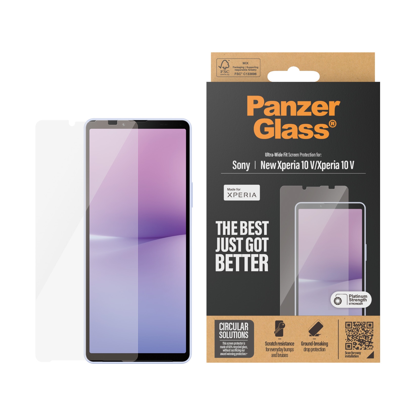 Sony Xperia 10 VI Screen Protector Ultra Wide Fit