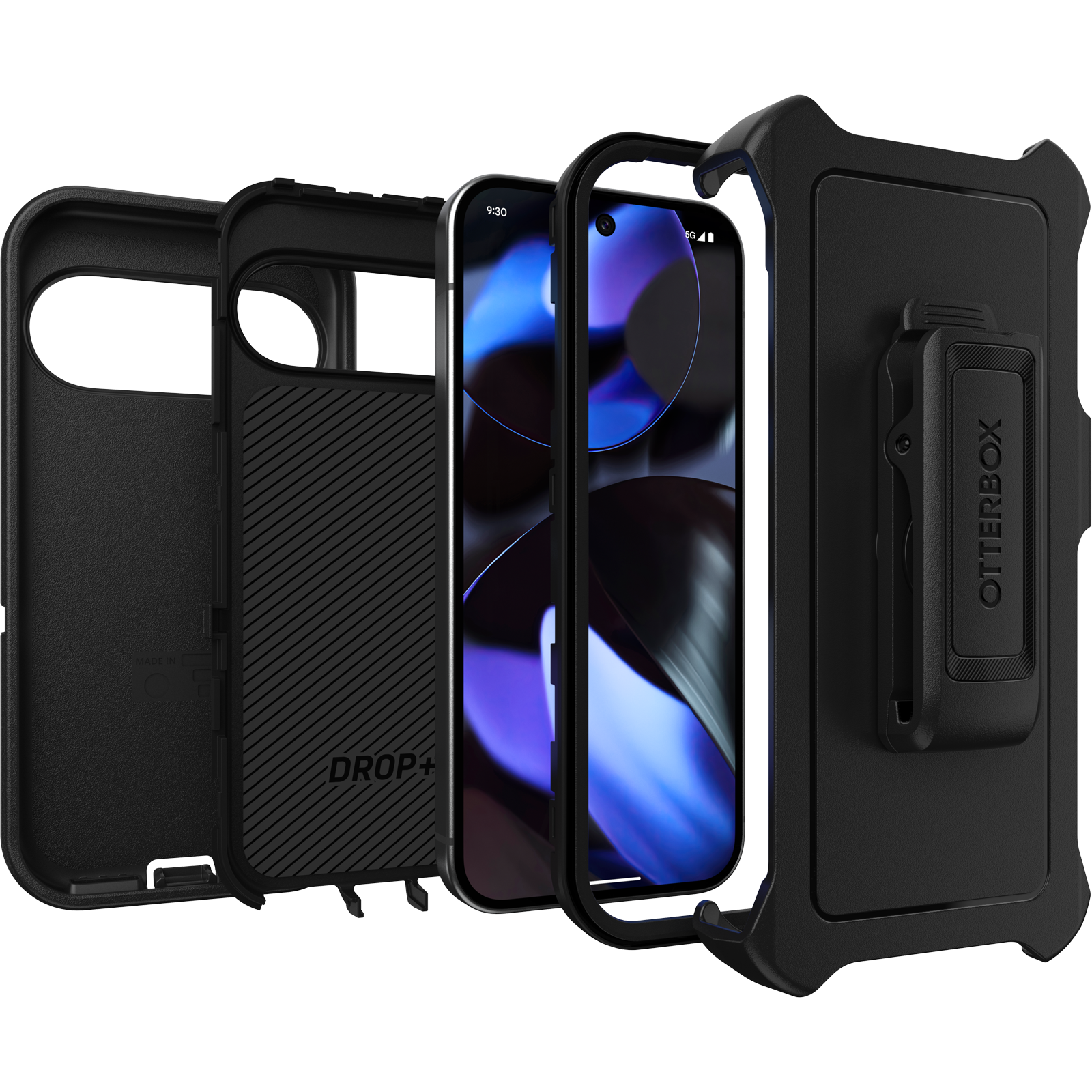 Defender Case Google Pixel 9 zwart