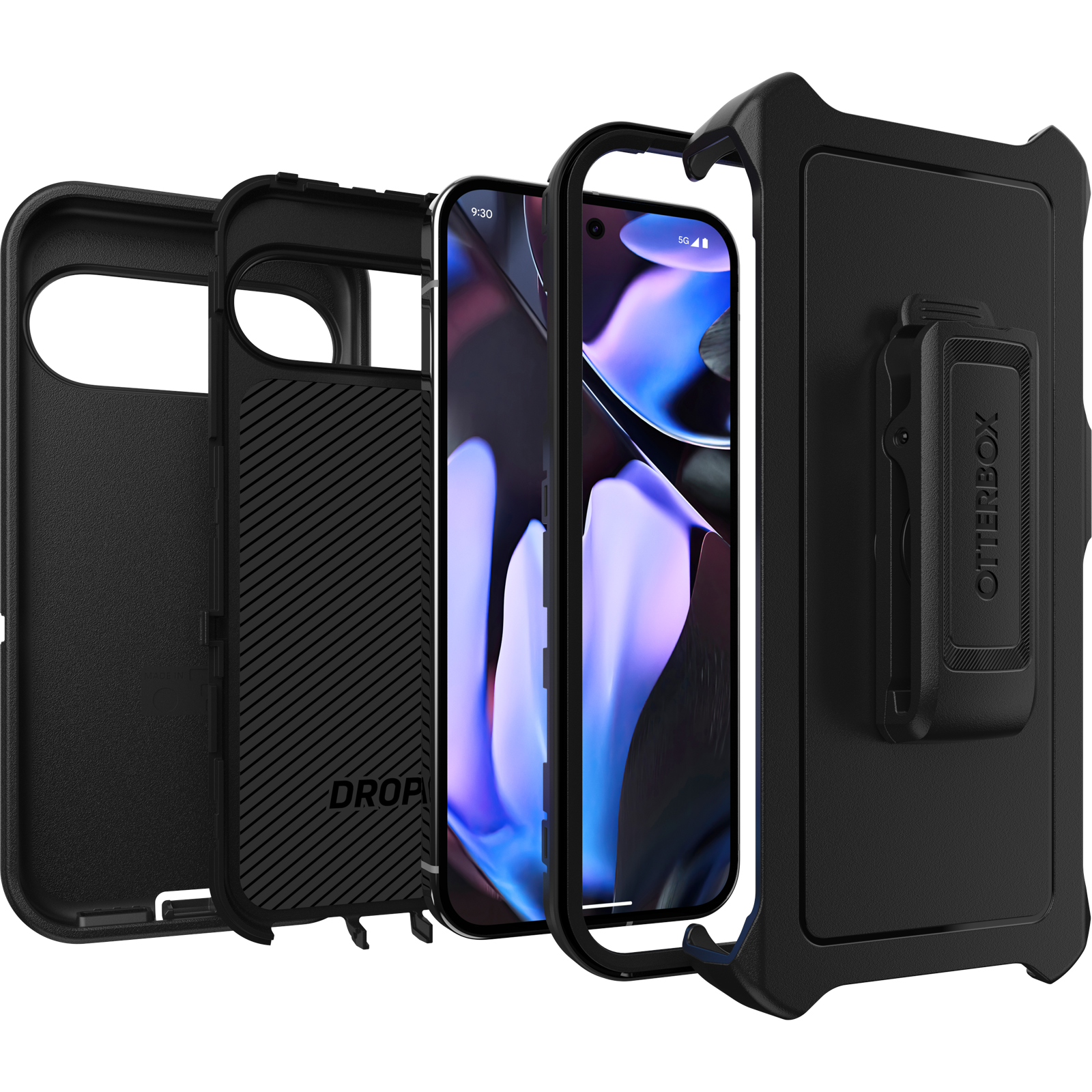 Defender Case Google Pixel 9 Pro XL zwart