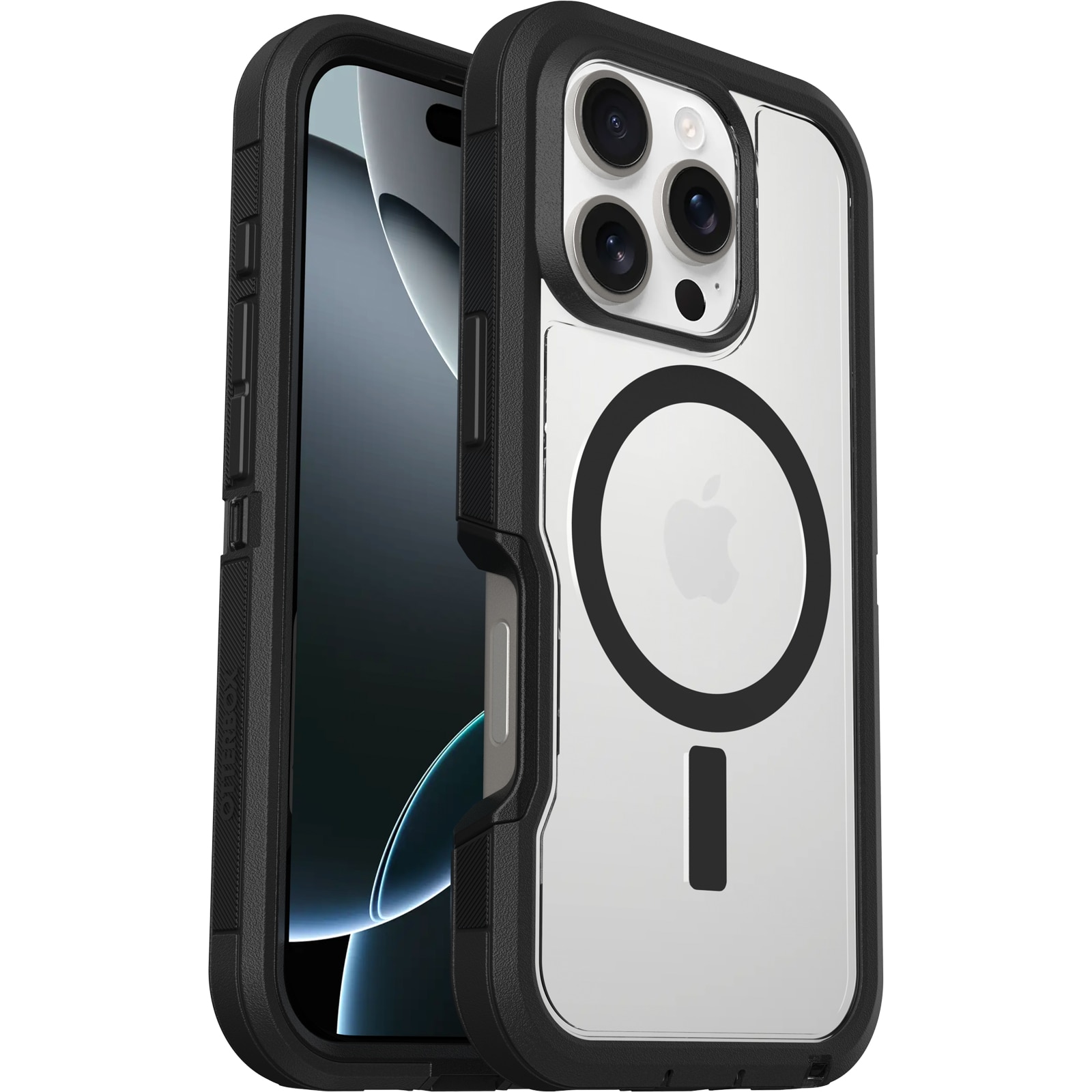 Defender XT Hoesje iPhone 16 Pro Clear/Black