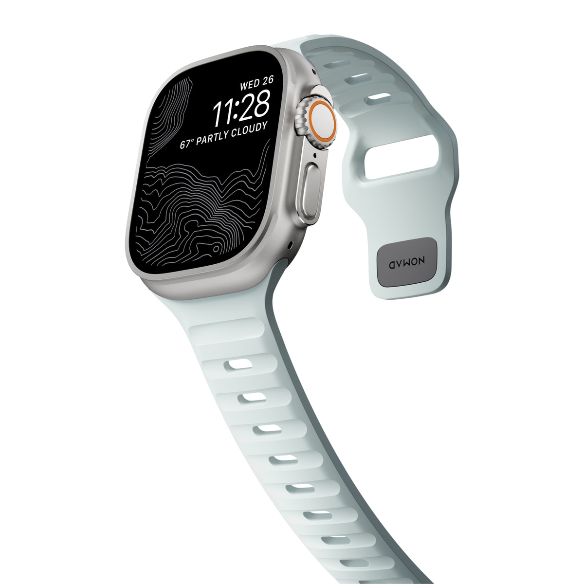 Sport Band Apple Watch Series 8 45mm Icy Blue Glow  - Limited edition