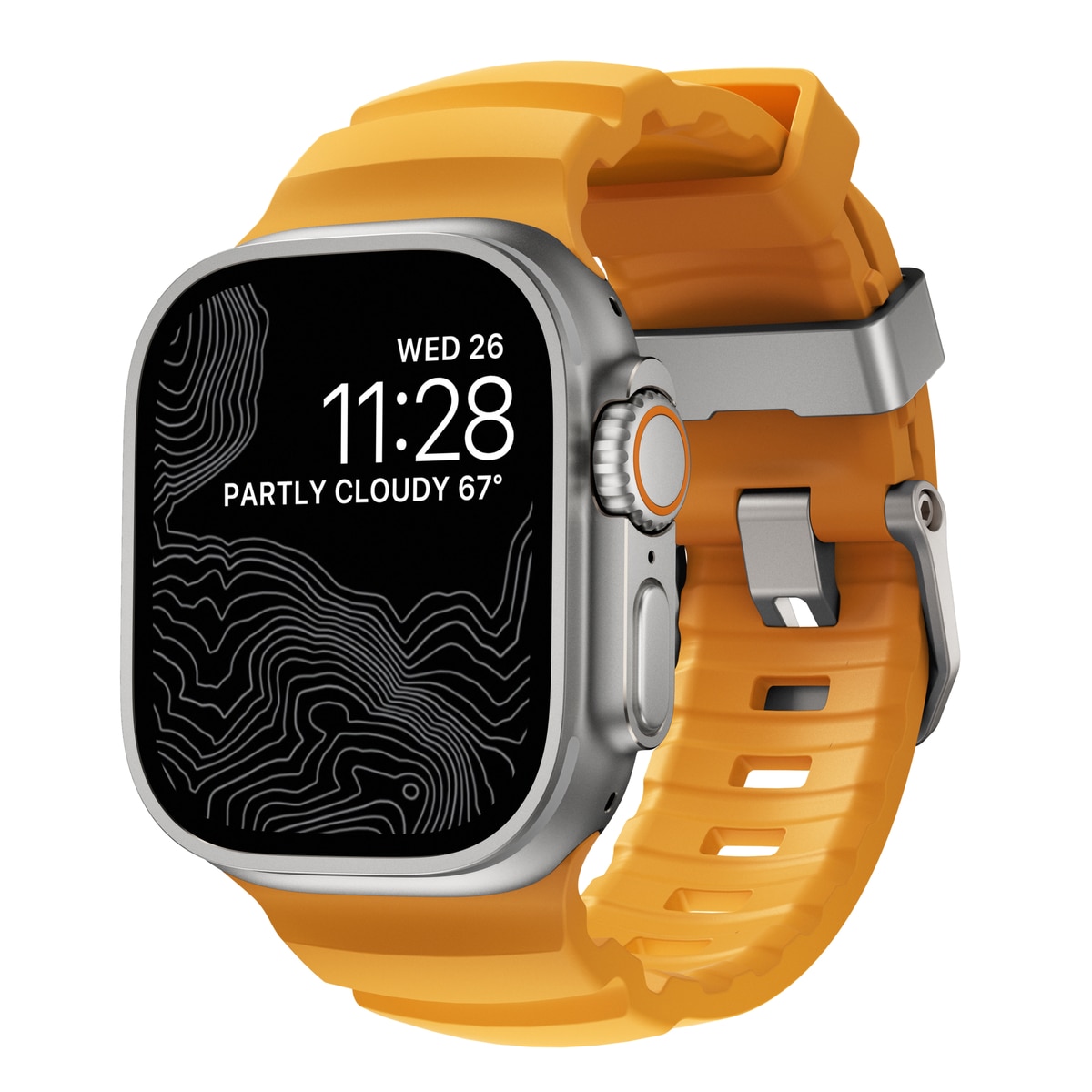 Rocky Point Band Apple Watch SE 44mm Sol (Natural Hardware)