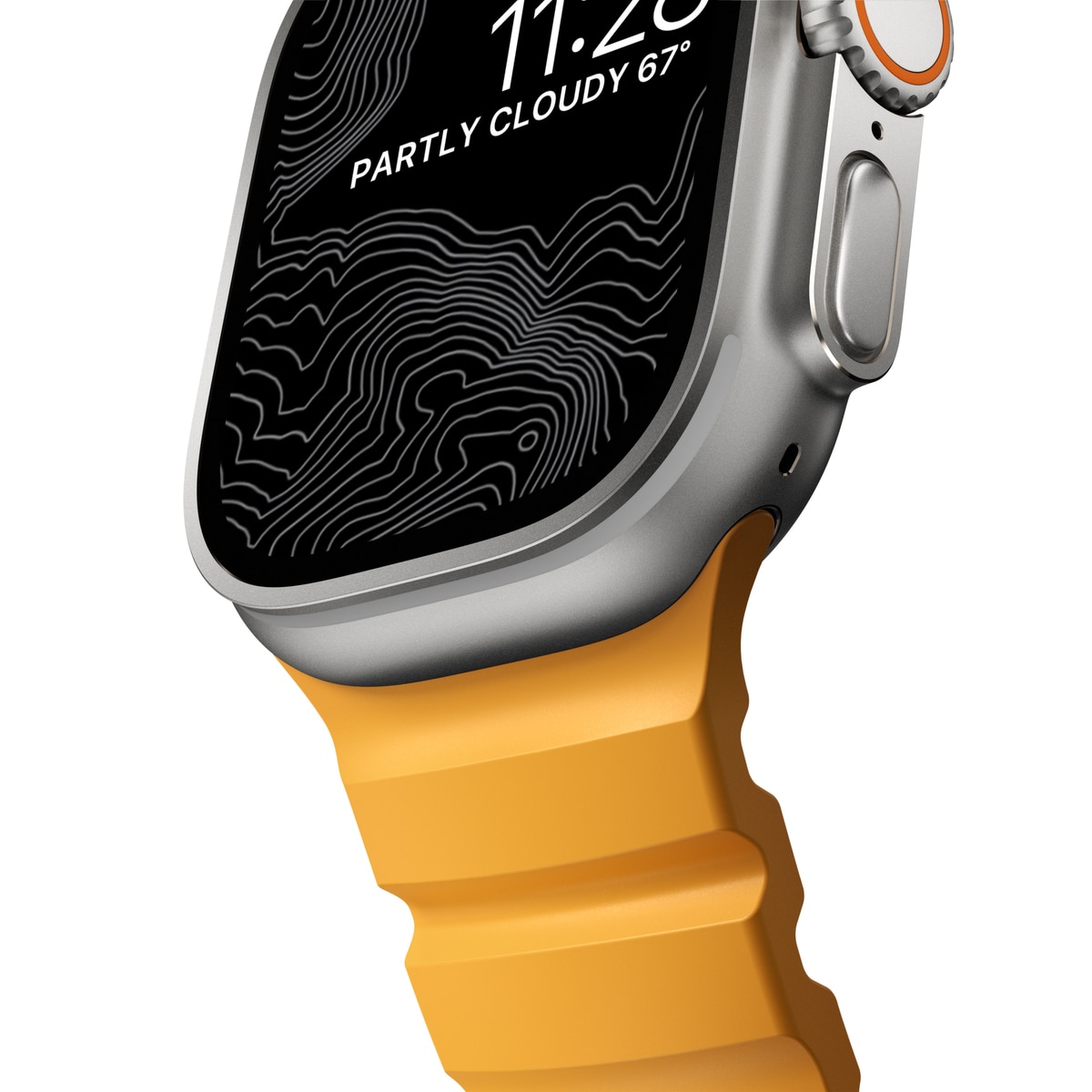 Rocky Point Band Apple Watch Series 7 45mm Sol (Natural Hardware)