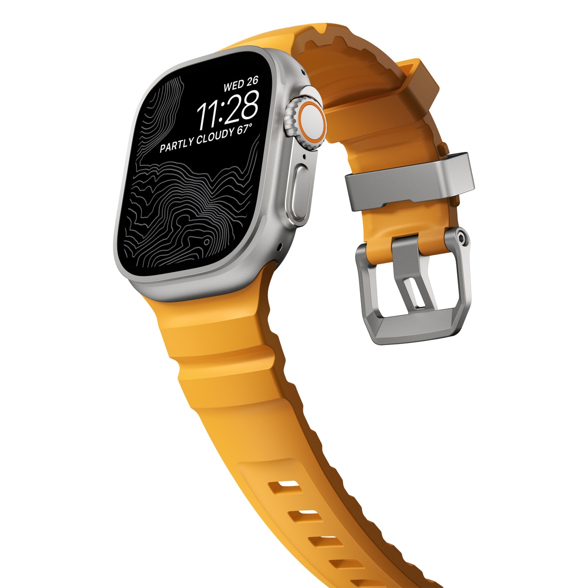 Rocky Point Band Apple Watch Series 4-6 44mm Sol (Natural Hardware)