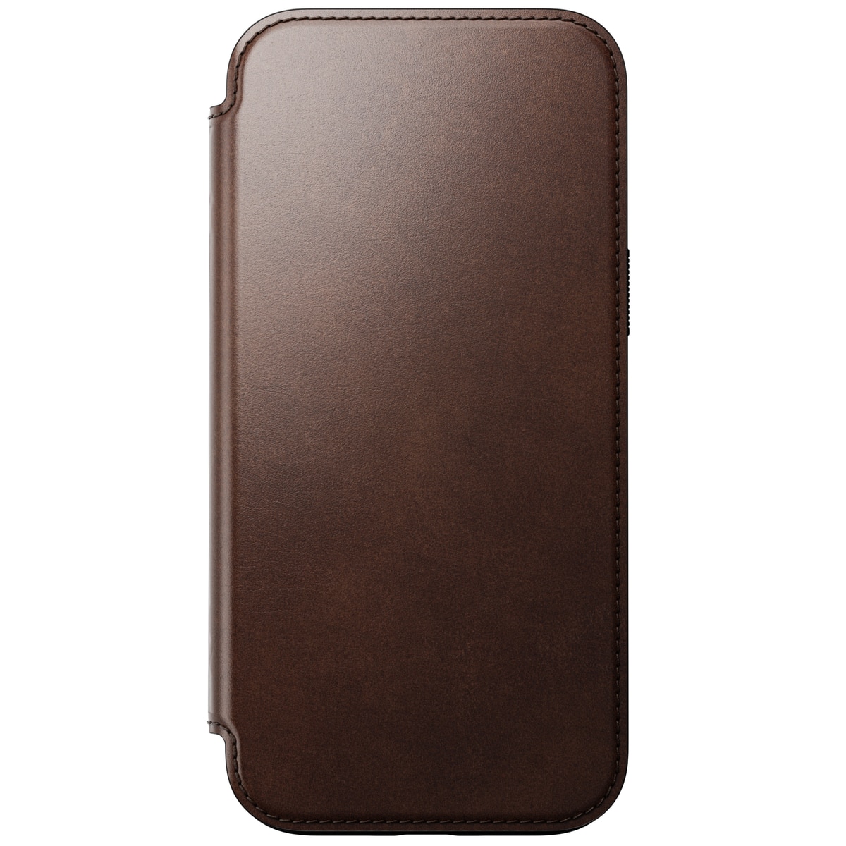 Modern Horween Leather Folio MagSafe iPhone 16 Pro Max Rustic Brown