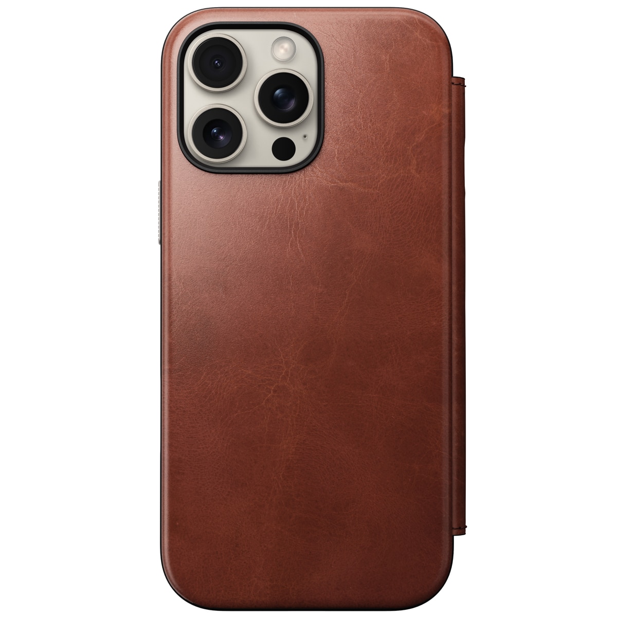 Modern Horween Leather Folio MagSafe iPhone 16 Pro Max Olde Dublin