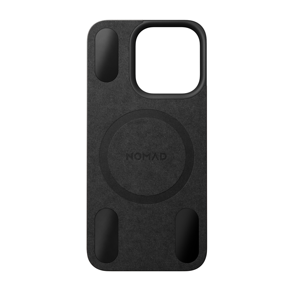 Magnetic Leather Back iPhone 15 Pro Black