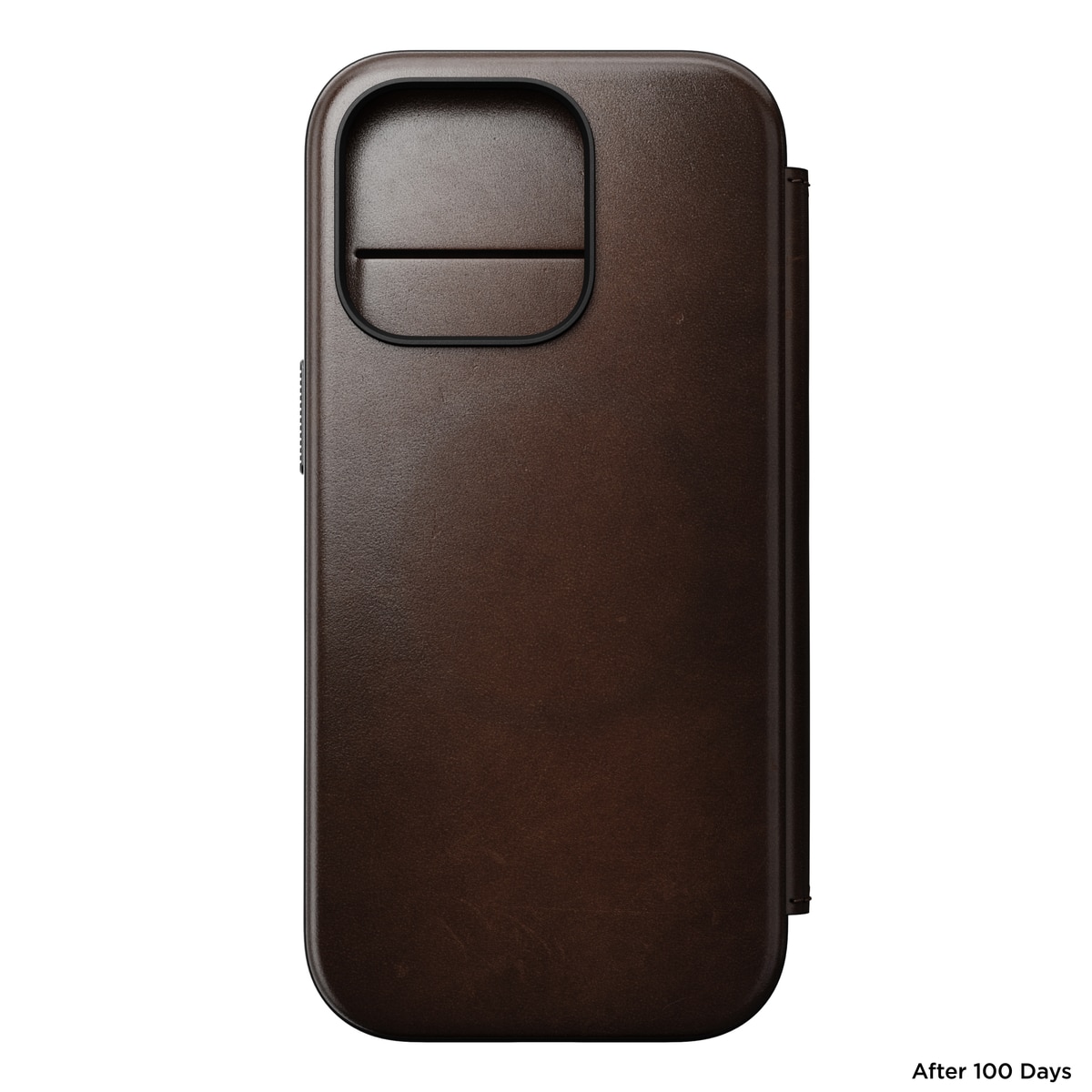 Modern Horween Leather Folio MagSafe iPhone 16 Pro Rustic Brown