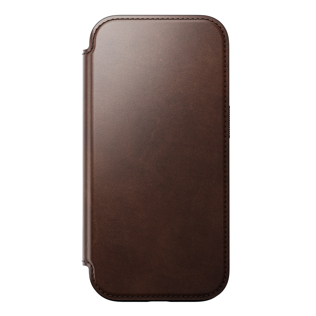 Modern Horween Leather Folio MagSafe iPhone 16 Pro Rustic Brown