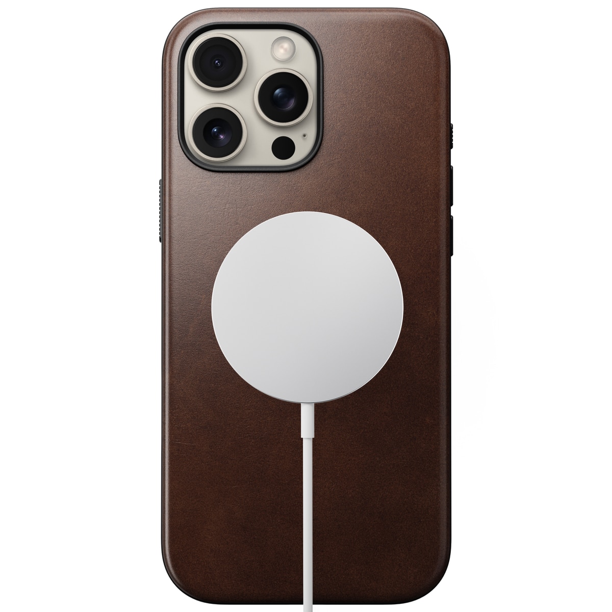 Modern Case Horween Leather MagSafe iPhone 16 Pro Max Rustic Brown