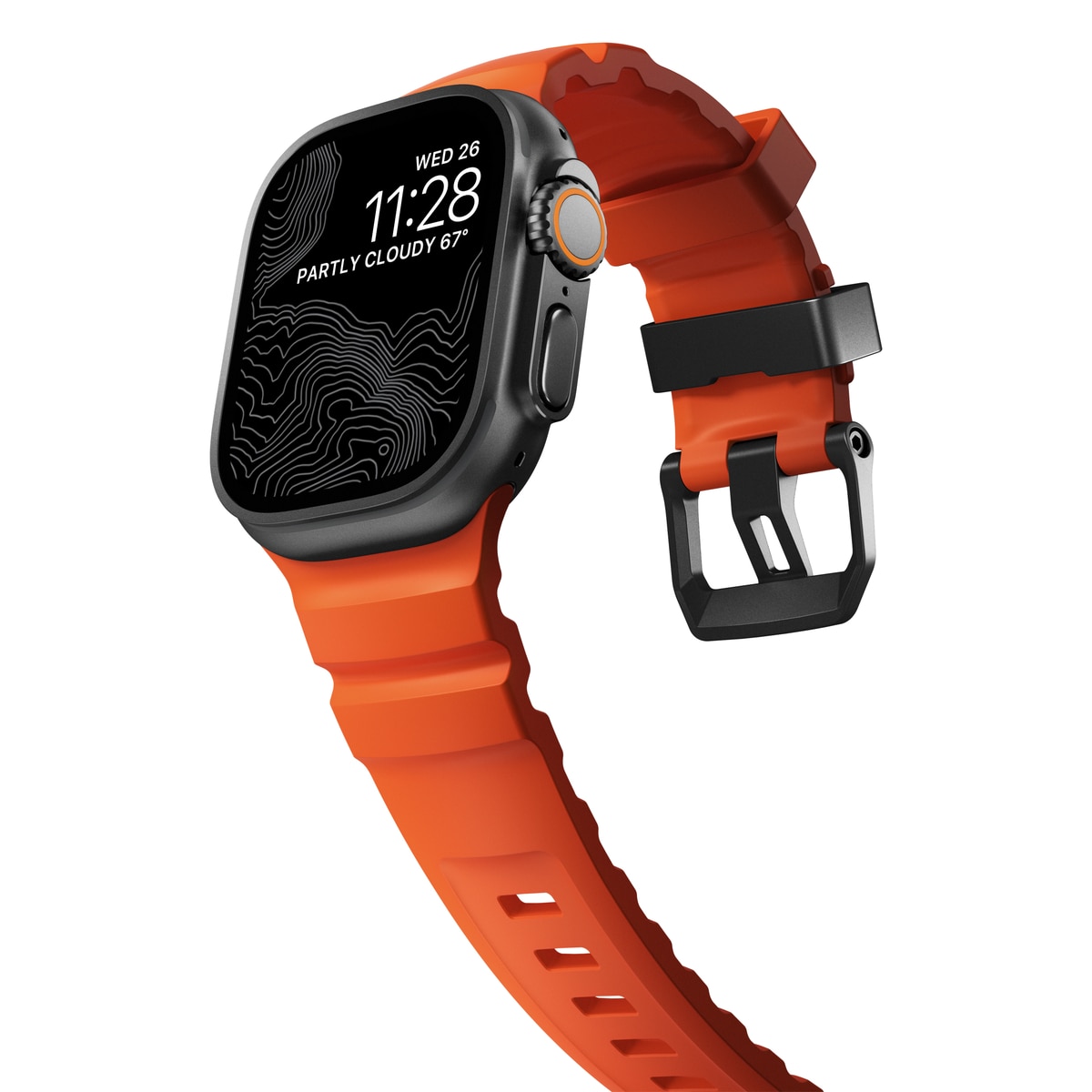 Rocky Point Band Apple Watch Series 1-3 42mm Magma (Black Hardware) - Limited edition