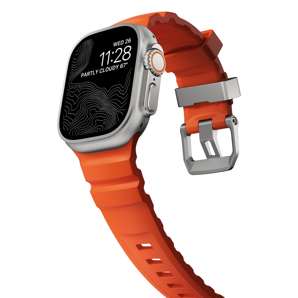 Rocky Point Band Apple Watch Series 10 46mm Magma (Natural Hardware) - Limited edition