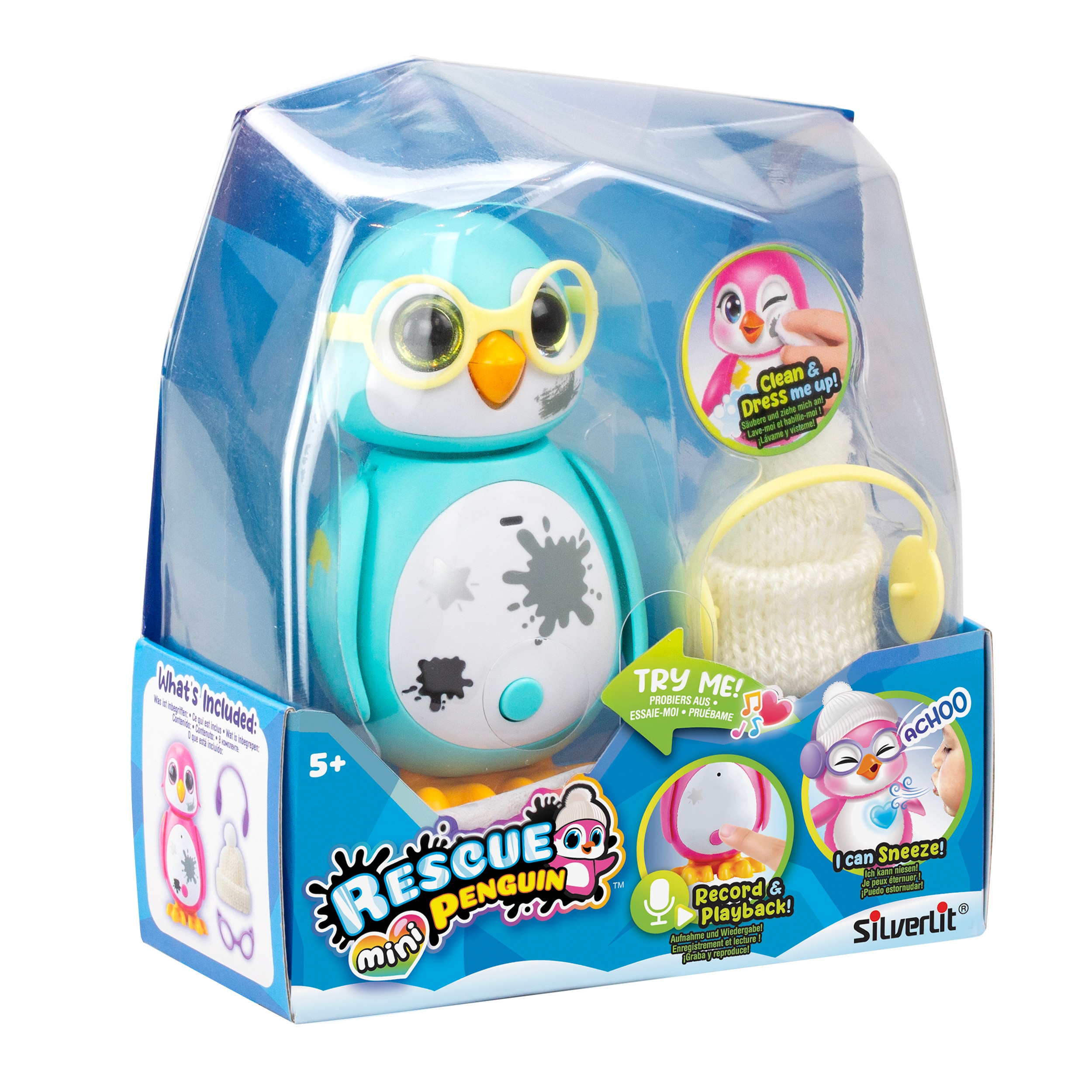 Rescue Mini Penguin blauw